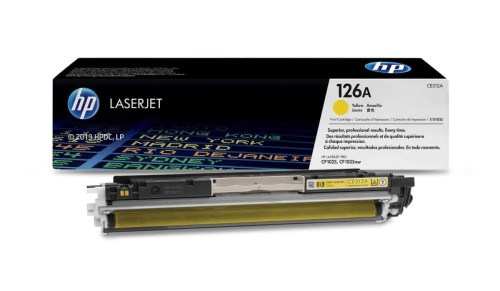 Toner HP 126A CE312A 1 tys. Y Oryginał no box