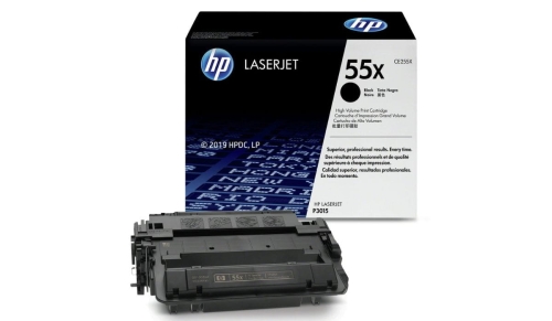 Toner HP 55X CE255X 12,5 tys. K Oryginał no box