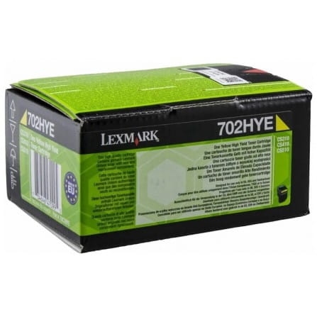 Toner Lexmark 70C2HYE 3 tys. Y Oryginał no box