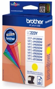 Tusz Brother LC-223 5,9ml Y Oryginał no box