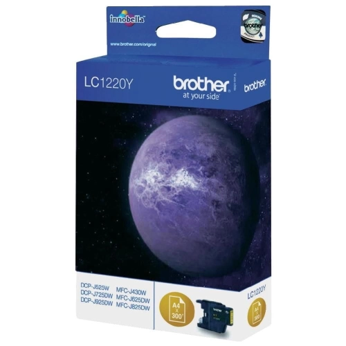 Tusz Brother LC-1220 4,8ml Y Oryginał no box