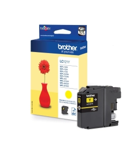 Tusz Brother LC-121 3,9ml Y Oryginał no box