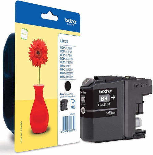 Tusz Brother LC-121 7,1ml K Oryginał no box