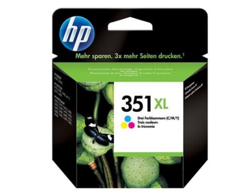 Tusz HP 351XL CB338EE 14ml CMY Oryginał no box