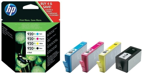 Tusz HP 920XL C2N92AE 3 x 6ml + 49 ml CMYK Oryginał no box komplet