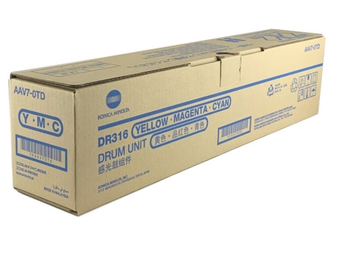 Bęben Konica Minolta DR-316 AAV70TD 55 tys. CMY Oryginał open box