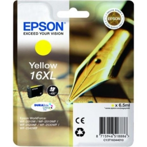 Tusz Epson 16XL C13T16344010 6,5ml Y Oryginał no box