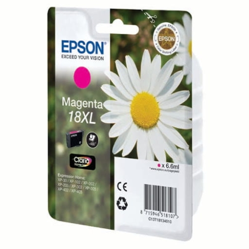 Tusz Epson 18XL C13T18134010 6,6ml M Oryginał no box