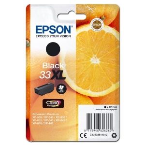 Tusz Epson 33XL C13T33514010 12,2 ml K Oryginał no box
