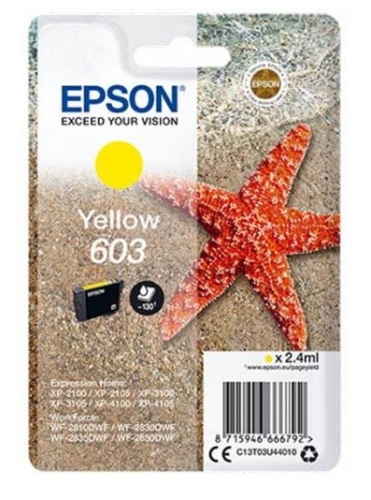 Tusz Epson 603 C13T03U44020 2,4ml Y Oryginał no box