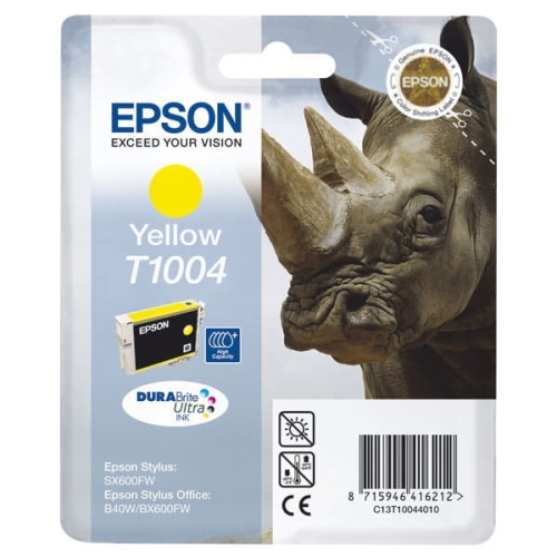 Tusz Epson T1004 C13T10044010 11,1ml Y Oryginał no box