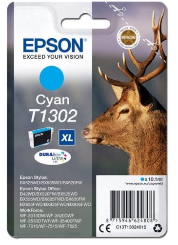 Tusz Epson T1302XL C13T13024010 10,1ml C Oryginał no box