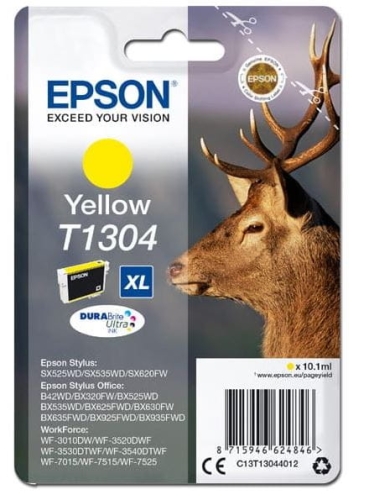 Tusz Epson T1304XL C13T13044010 10,1ml Y Oryginał no box