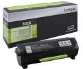 Toner Lexmark 502XE 50F2X0E K Oryginał no box