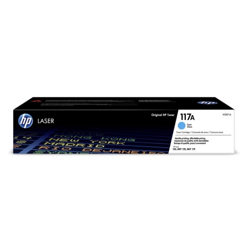 Toner HP 117A W2071A 700 str. C Oryginał no box