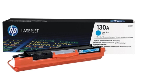 Toner HP 130A CF351A 1 tys. C Oryginał no box