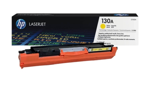 Toner HP 130A CF352A 1 tys. Y Oryginał no box