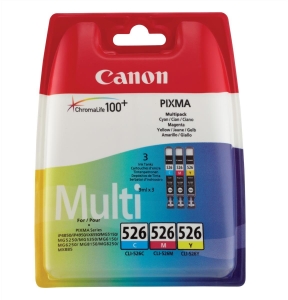 Tusz Canon CLI-526 4541B009 3 x 9ml CMY Oryginał no box