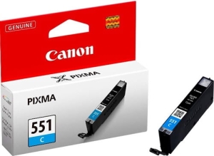 Tusz Canon CLI-551 6509B001 7ml C Oryginał no box
