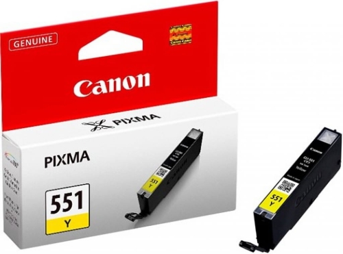 Tusz Canon CLI-551 6511B001 7ml Y Oryginał no box