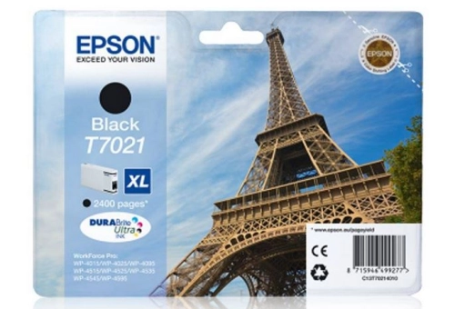Tusz Epson T7021XL C13T70214010 45,2ml K Oryginał no box