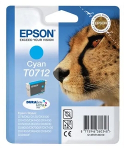 Tusz Epson T0712 C13T07124010 5,5ml C Oryginał no box