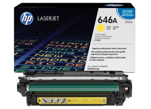 Toner HP 646A CF032A 12,5 tys. Y Oryginał no box