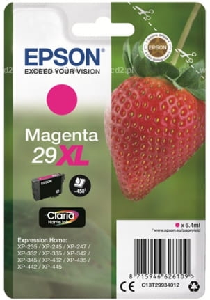 Tusz Epson 29XL C13T29934012 6,4ml M Oryginał no box