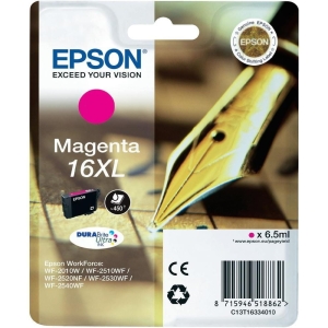 Tusz Epson 16XL C13T16334010 6,5ml M Oryginał no box