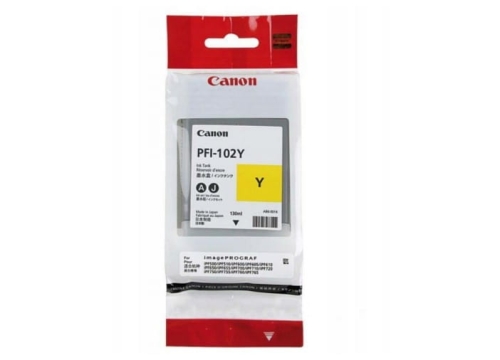 Tusz Canon PFI-102 0898B001 130ml Y Oryginał 