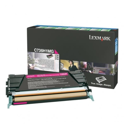Toner Lexmark C736H1CG 10tys. C Oryginał 