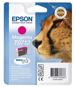 Tusz Epson T0713 C13T07134010 5,5ml M Oryginał no box