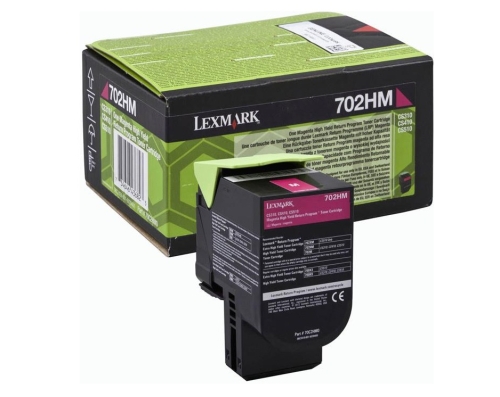 Toner Lexmark 702C2HM0 702HM 3 tys. M Oryginał no box