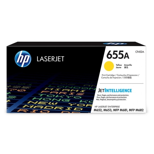 Toner HP 655A CF452A 10,5 tys. Y Oryginał no box