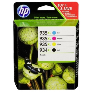 Tusz HP 934XL + 935XL X4E14AE CMYK Oryginał 2022r.