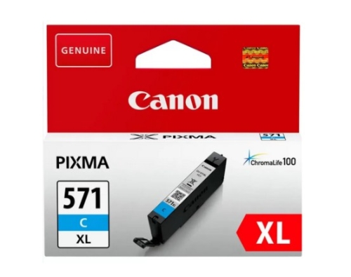 Tusz Canon CLI-571XL 0332C001 10,8ml C Oryginał no box