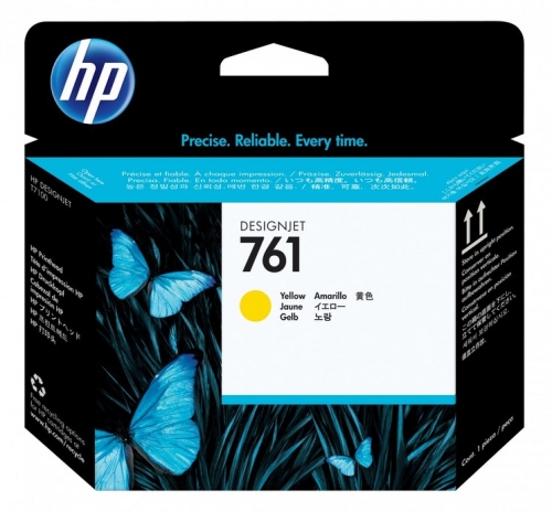 Tusz HP 761 CM992A 400ml Y Oryginał no box 387g
