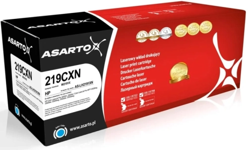 Toner HP 219X W2191X 2,5 tys. C Zamiennik ASARTO