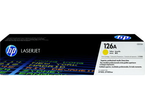 Toner HP 126A CE312A 1 tys. Y Oryginał open box