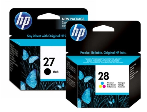 Tusz HP 27 C8727AE + HP 28 C8728AE CMYK Oryg NB