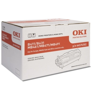 Bęben OKI B411 44574302 25 tys. K Oryginał pudełko zastępcze