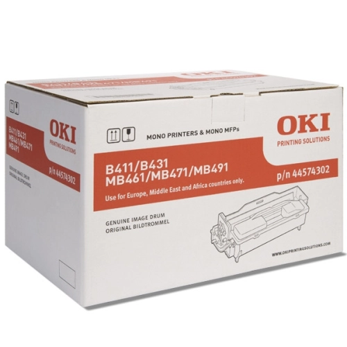 Bęben OKI B411 44574302 25 tys. K Oryginał pudełko zastępcze