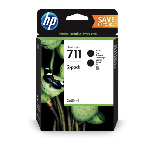 Tusz HP 711 P2V31A 2x80ml K Oryginał 2022r.