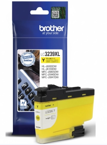 Tusz Brother LC-3239XLY 48ml Y Oryginał no box