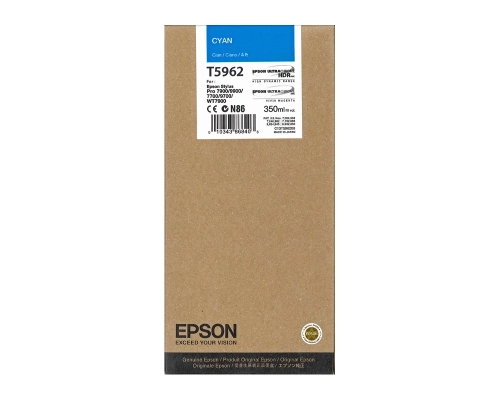 Tusz Epson T5962 C13T596200 350ml C Oryginał no box