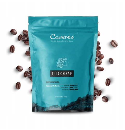 Kawa ziarnista Caveres Sorpresa Turchese 250g