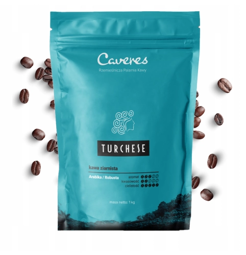 Kawa ziarnista Caveres Sorpresa Turchese 1kg