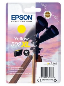 Tusz Epson 502XL C13T02W44010 6,4ml Y Oryginał no box