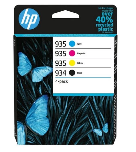 Tusz HP 934 1 x 10ml + 935 3 x 4,5ml 6ZC72AE CMYK Oryginał 2024r.