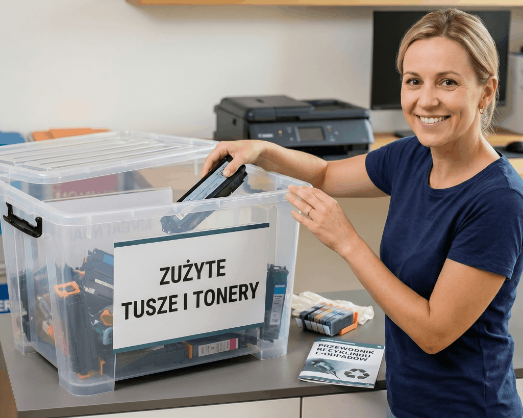 Jak bezpiecznie utylizować zużyte tusze i tonery?